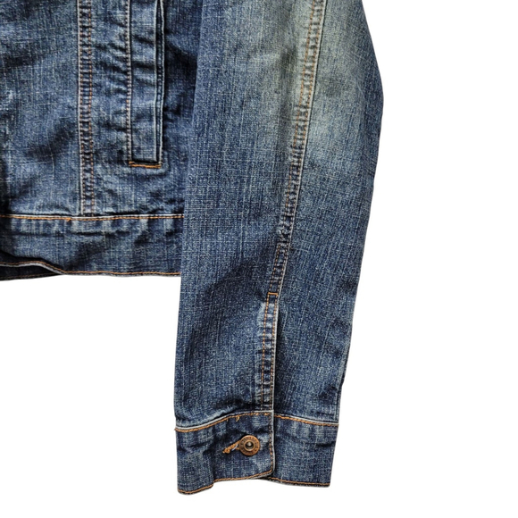 South Pole Women's Denim Jacket Vintage Size Large Juniors Excellent Condition - Picture 3 of 9
